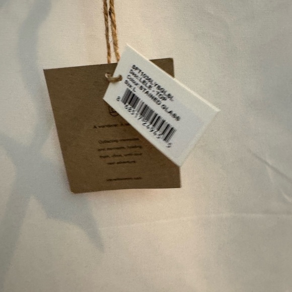 Stone Fox Lele Knotted Bandeau Bikini Swim Top Stained Glass - Picture 3 of 5